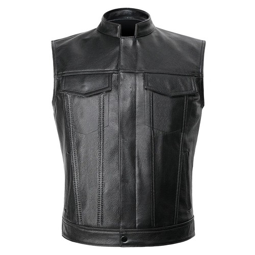 Giubbotto pelle uomo moto - pu,