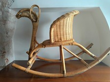 Sedia a dondolo Vintage da bambino Range Età 3/6 anni max... Periodo Anni 50..