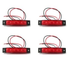 COPPIA LUCI INGOMBRO LED ROSSE
