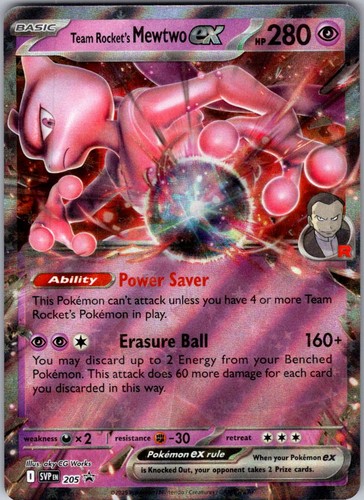 Team rocket mewtwo holo - rocket's,