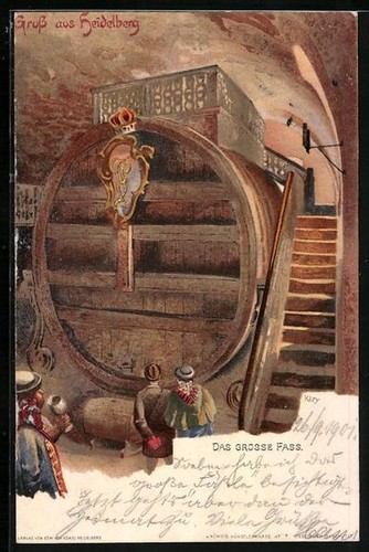 Cartolina artista heinrich - cartolina, d'artista