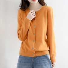 Donna Maglia Cardigan Simil