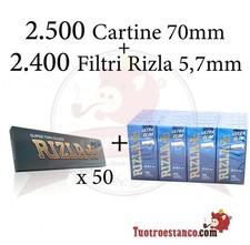 Cartine Rizla Argento Corte