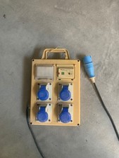 Quadro elettrico da cantiere Con 4 Prese A 220 Volt E Interruttori 