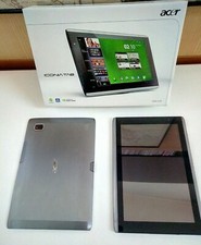 SCHERMO TOUCH SCREEN DISPLAY VETRO CHASSIS ALLUMINIO ACER ICONIA TAB 10.1" A-500