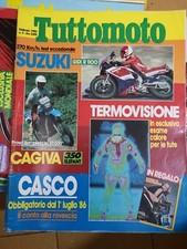 TUTTOMOTO Febbraio 1986 prova Suzuki GSX R 1100 Cagiva 350 ELEFANT