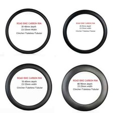 Disco/freno a V per bici da strada 700C full carbon cerchio bici clincher/anello tubolare/tubeless