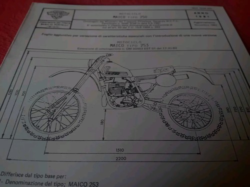 Moto maico 250 cross - moto,