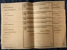 BOLLETTINO VAGLIA POSTALE LIRE 100  NUOVO PIEGA CENTRALE COME DA FOTO GUARDA