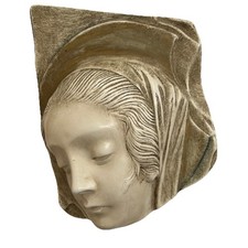 Scultura In Gesso Volto Della