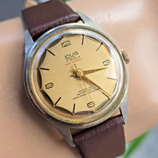 Orologio automatico uomo vintage LOUIS svizzero AS 1700 17Jewels quadrante art anni 60