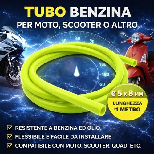 Tubo benzina carburante - , giallo