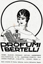 PUBBLICITA' 1926 PROFUMI BERTELLI ROMA ORIGANO VENUS SUAVIS CREME SAPONI LOZIONI