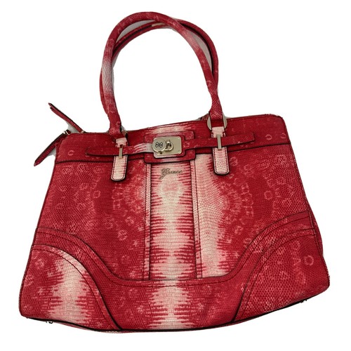 Borsa mano guess rosa rossa - borsa,