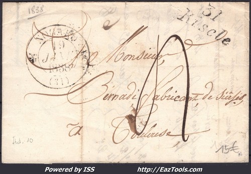 France marque postale griffe - france,