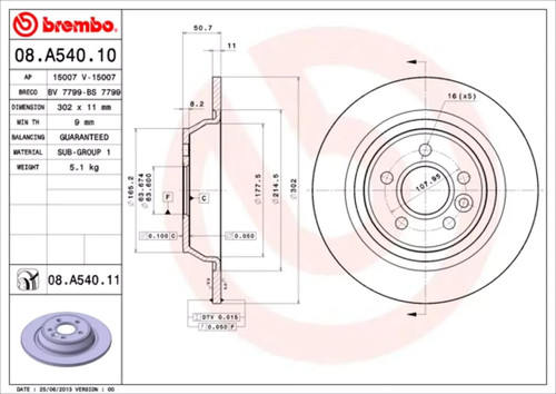 Set freni disco brembo - a,