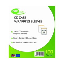 Neo Media CD Case Wraps / CD Case Wrapping Sleeves - Confezione da 500