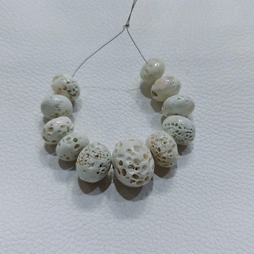 Vintage corallo bianco - , perline