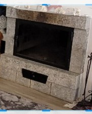 Camino A Legna Prefabbricato In Refrattario 