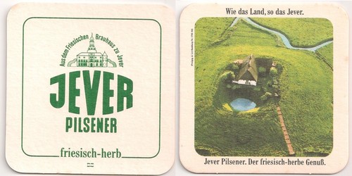 Jever alter bierdeckel wie - jever, "wie