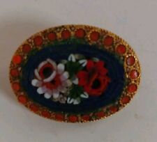 Spilla vintage, anni 60, micro mosaico In vetro di Venezia