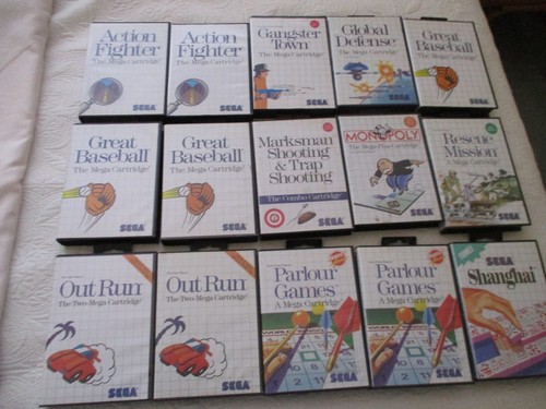 Sega master system games - master,