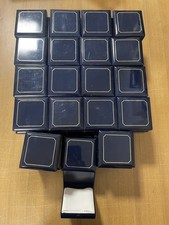 lotto 85 scatole scatoline porta gioielli anelli orecchini 8x8