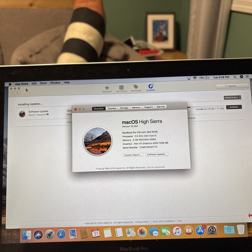 Apple macbook pro mid 2012 - pro, (