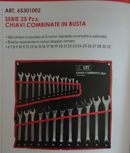 Serie chiavi combinate 6 - serie,