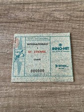 Biglietto Amichevole Calcio Inter Milan-st etienne 1980 (italia,francia,belgio)