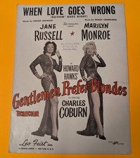 1953 Marilyn Monroe Gentlemen