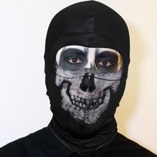 Maschera viso fantasma tessuto