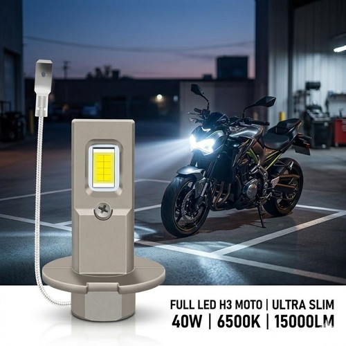 Lampada moto full led - h3,