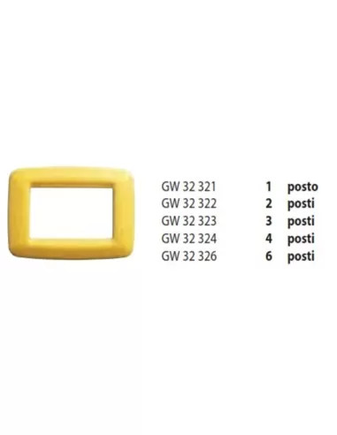 Gewiss placca posti - gewiss,
