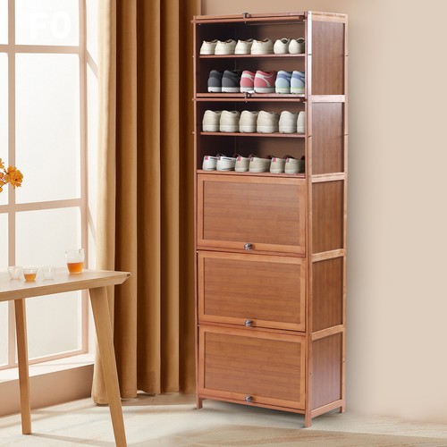 Tall bamboo shoe storage - tall,