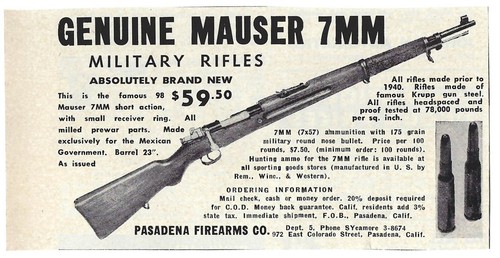 1952 originale mauser 7mm - 1952,