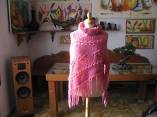 Women's wool high neck shawl
