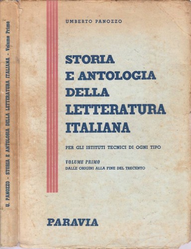 Storia antologia della - e,