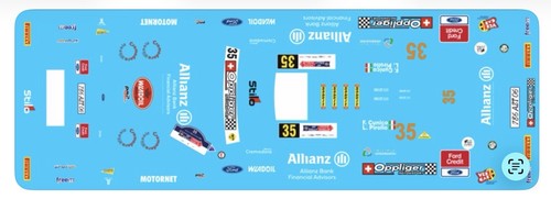 Decals ford escort - 1/43,