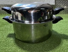 CUTCO 6,3 Qt 5 Strati Nucleo Alluminio Acciaio Inox Forno Olandese/Copertura Cupola