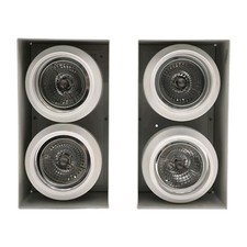 n.2 Luci DAVIDE GROPPI Punto 2 PL Faretti Alogeni Design Moderno Faro Soffitto