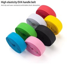 Nastro Manubrio Bici da Corsa Bicicletta MTB Antiscivolo Vari Colori + Tappi