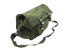 Borsa canvas verde caccia