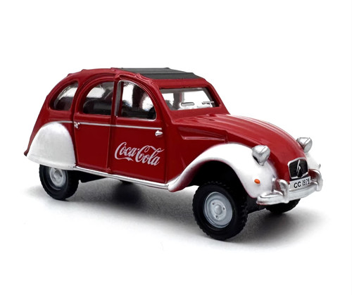 Red 2cv classic - red, vintage
