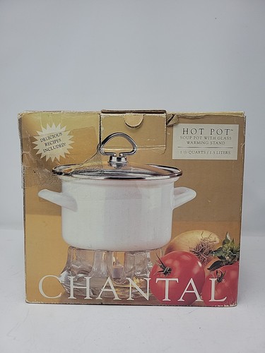 Pentola calda bianca chantal - pentola,