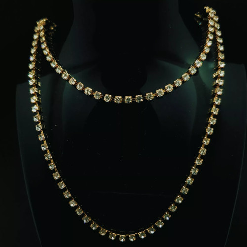 Collana strass elegante - di,