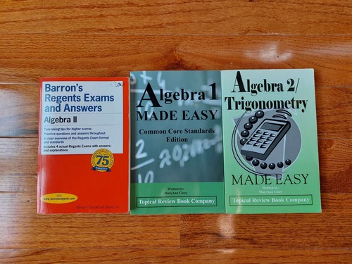 Barron algebra 2 regents - barron's, 1&2