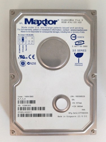 Disque dur interne - , maxtor