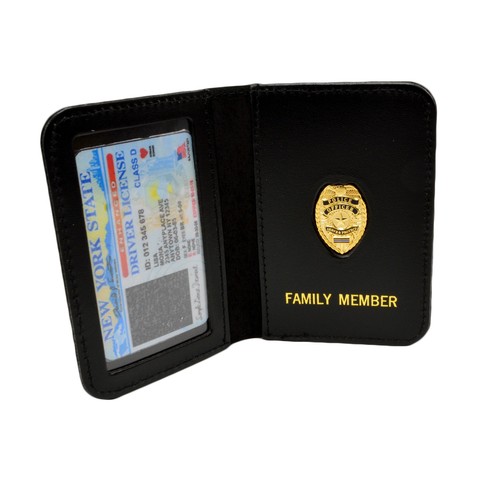 Portafoglio bifold porta badge