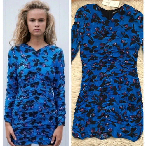 Mini abito zara drappeggiato - mini,